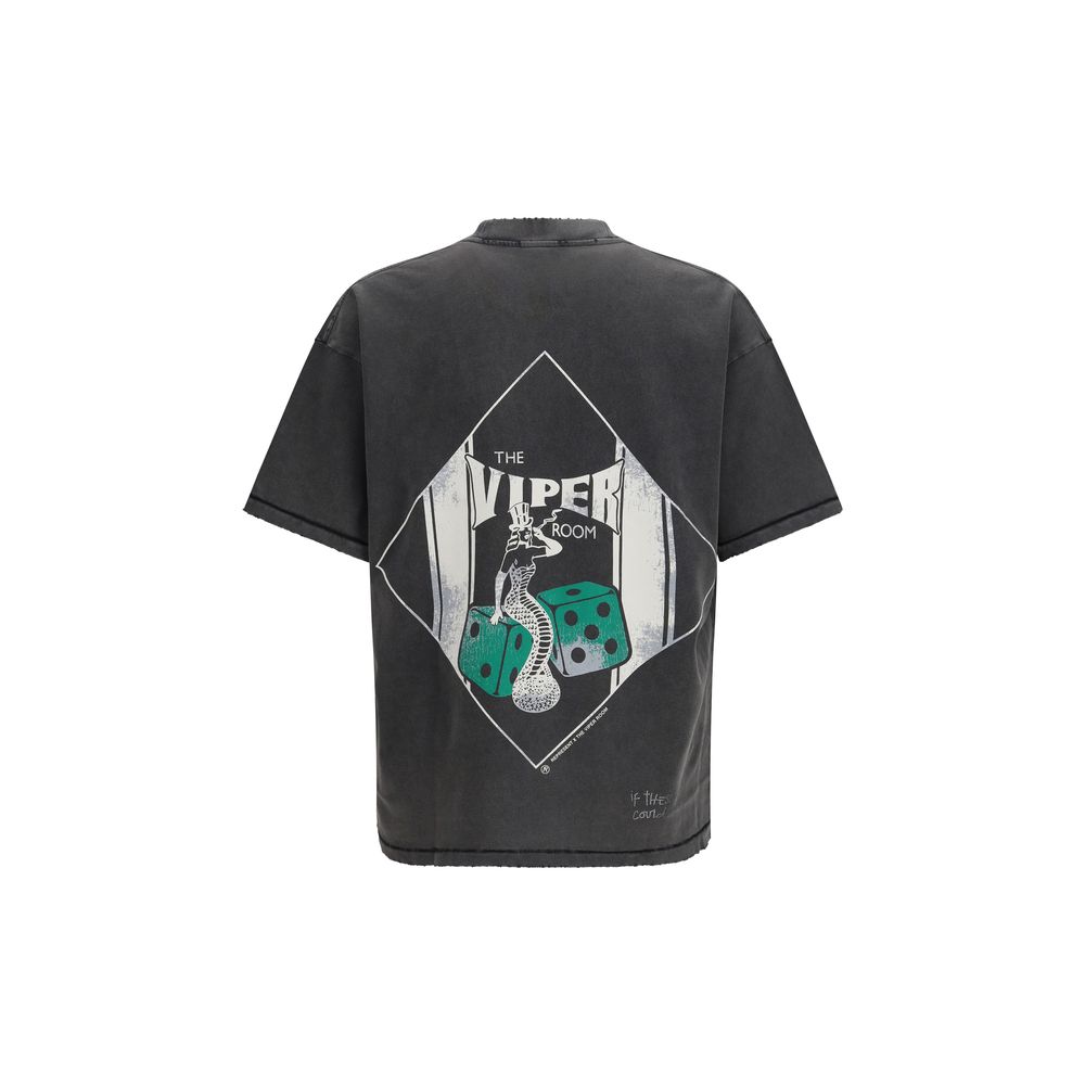 Represent Graues Baumwoll-T-Shirt