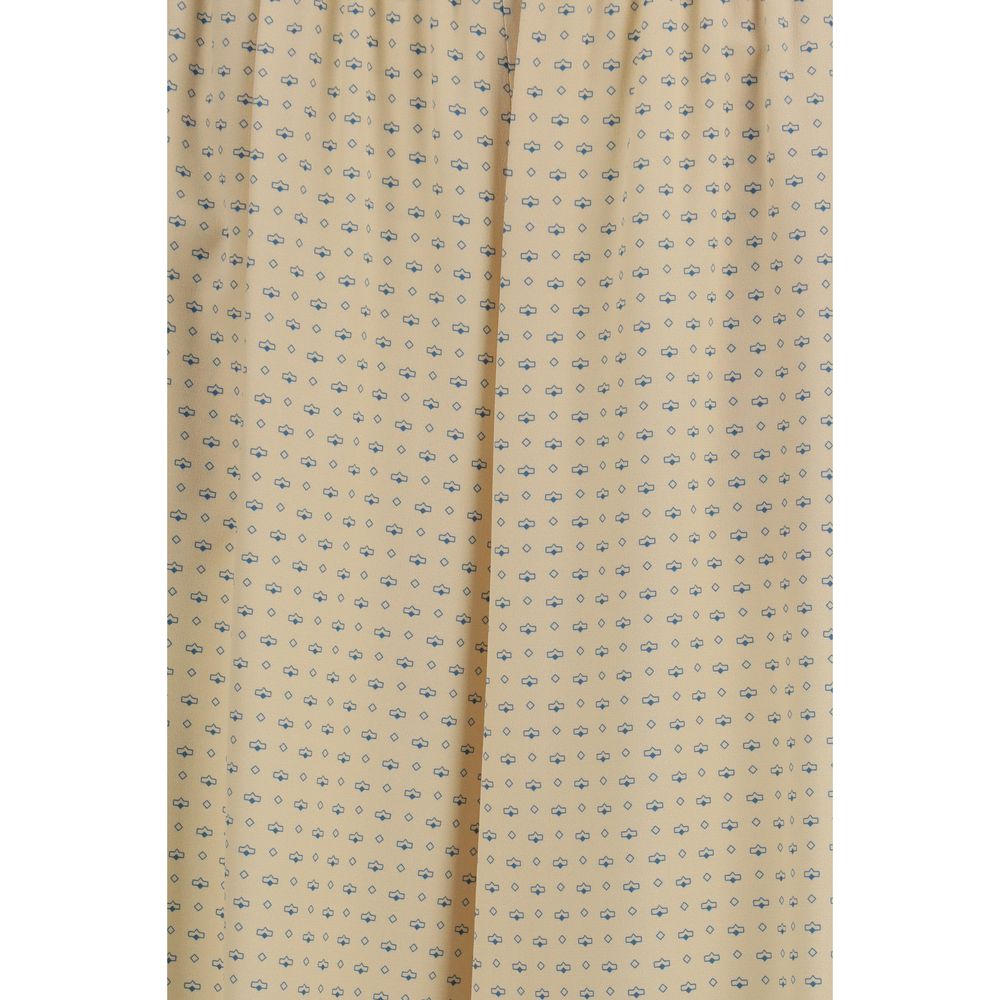 Ermanno Scervino Beige Seidenhose