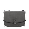 Jimmy Choo Graue Leder Umhängetasche