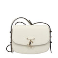 Jimmy Choo Weiße Leder Schultertasche