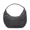 Jimmy Choo Graue Leder Schultertasche