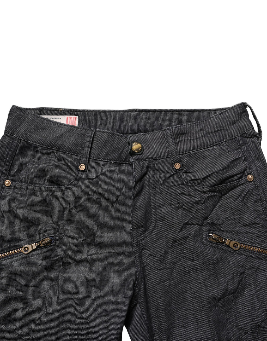 PLEIN SUD Schwarze Skinny Denim-Jeans aus Baumwolle mit mittlerer Taille