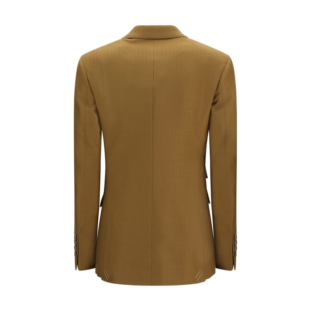 Burberry Mehrfarbiger Blazer aus Lammwolle