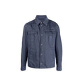 Herno Blauer Baumwollmantel