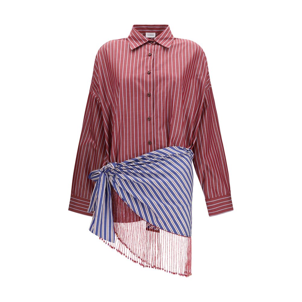 The Andamane Bordeaux Baumwoll-Freizeitkleid
