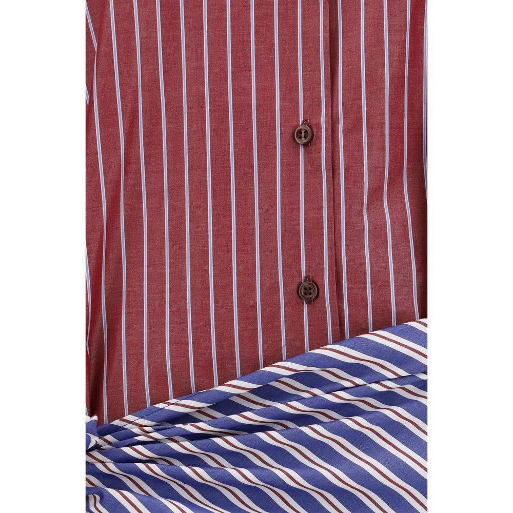 The Andamane Bordeaux Baumwoll-Freizeitkleid