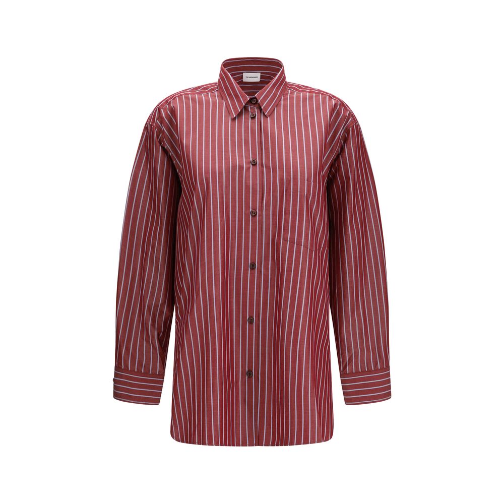 The Andamane Hemd mit Bordeaux-Muster aus Polyester