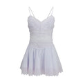 Charo Ruiz Weißes Baumwoll-Freizeitkleid