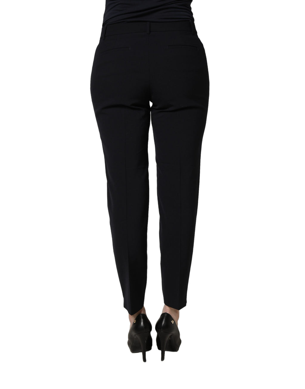 Peserico Schwarze Skinny Chino Hose mit mittlerer Taille für Damen