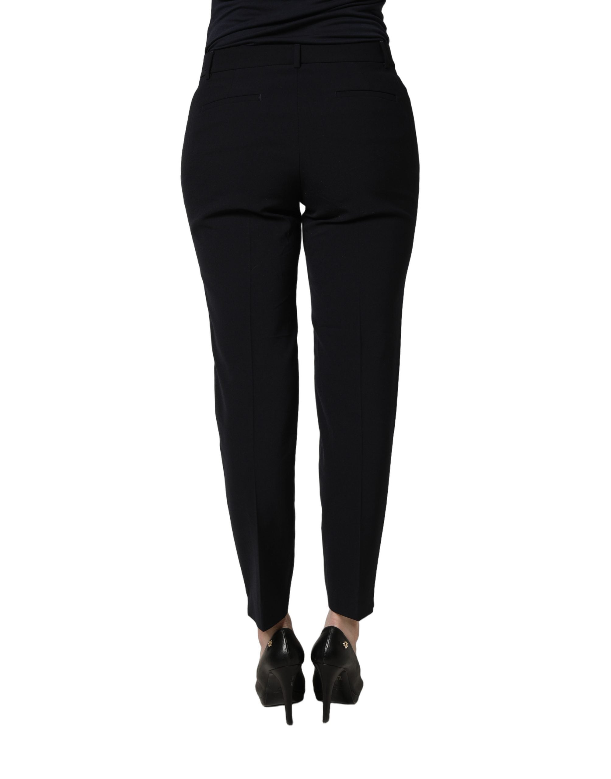 Peserico Schwarze Skinny Chino Hose mit mittlerer Taille für Damen