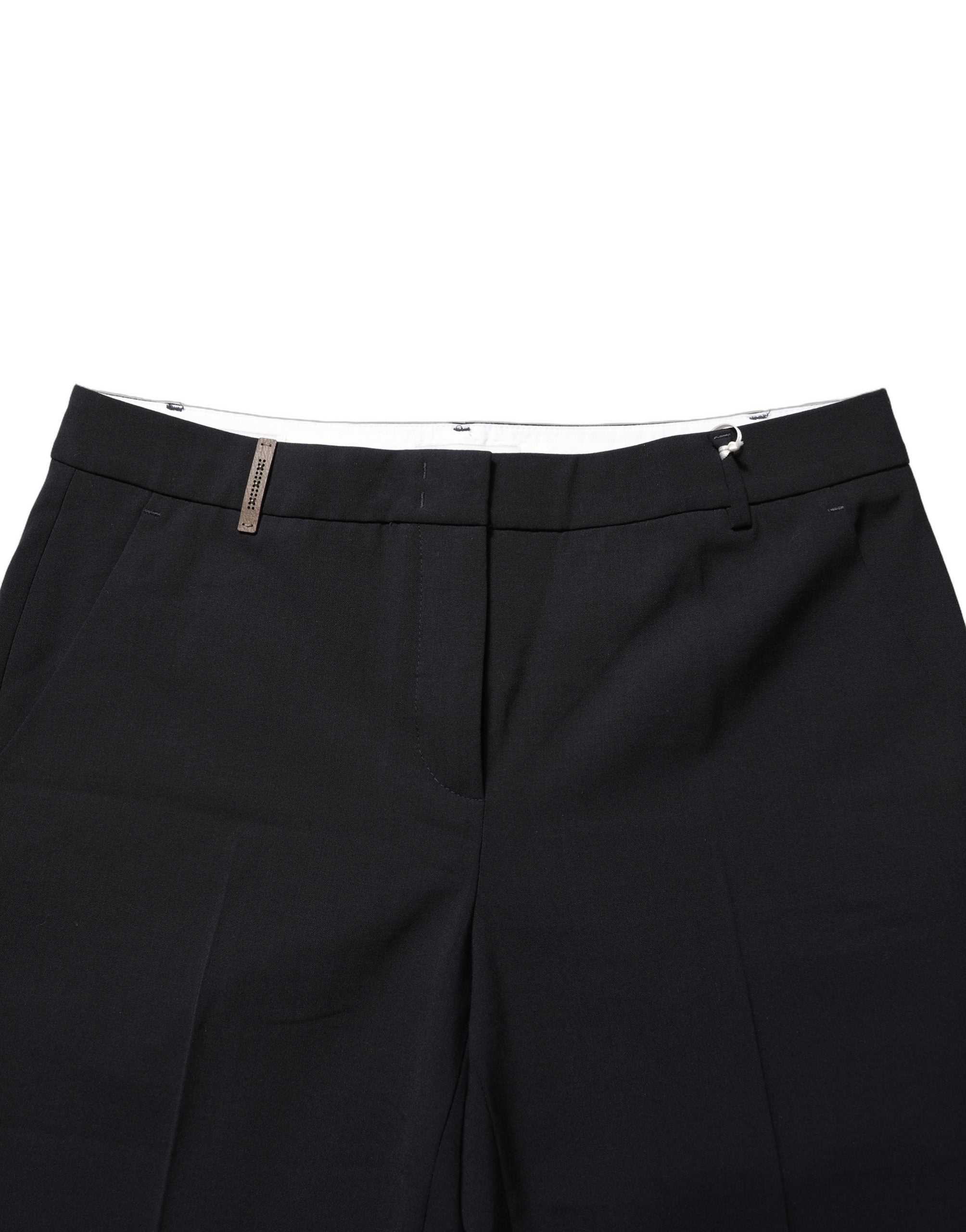 Peserico Schwarze Skinny Chino Hose mit mittlerer Taille für Damen