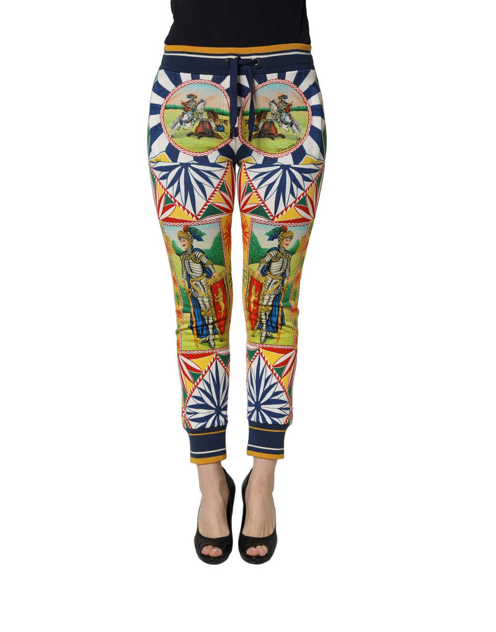 Dolce & Gabbana Mehrfarbige Siciliano Saretto Jogginghose