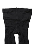 Dolce & Gabbana Strumpfhose mit Karomuster aus schwarzem Nylon