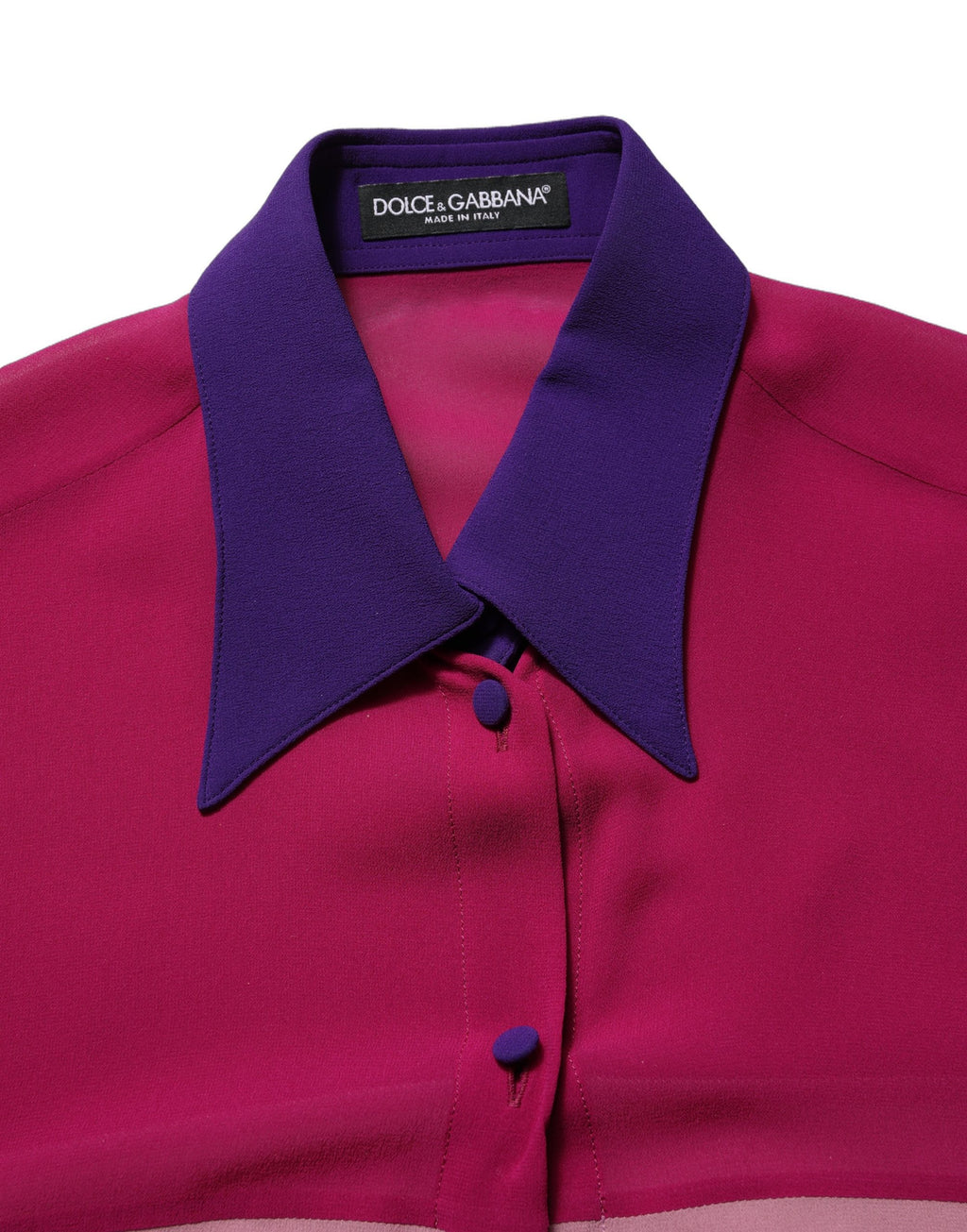 Dolce & Gabbana Mehrfarbige Seiden-Patchwork-Bluse