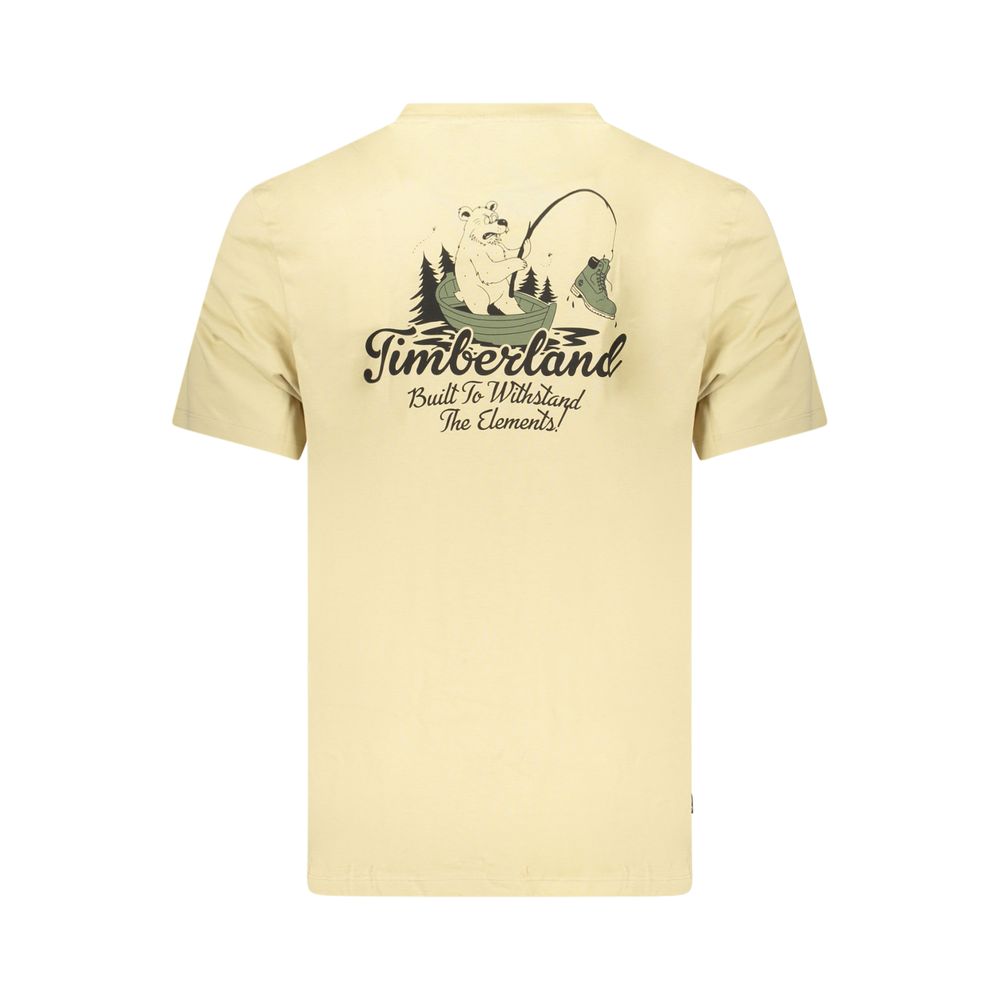 Timberland Beige Baumwoll-T-Shirt für Herren