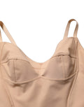 Dolce & Gabbana Bodysuit aus Nude-Nylon für den ganzen Körper
