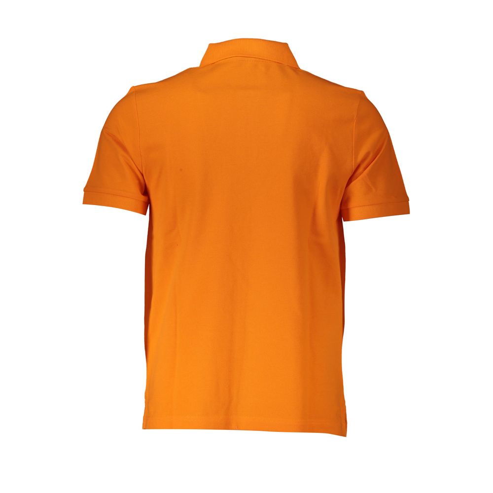 North Sails Herren-Poloshirt aus orangefarbener Baumwolle