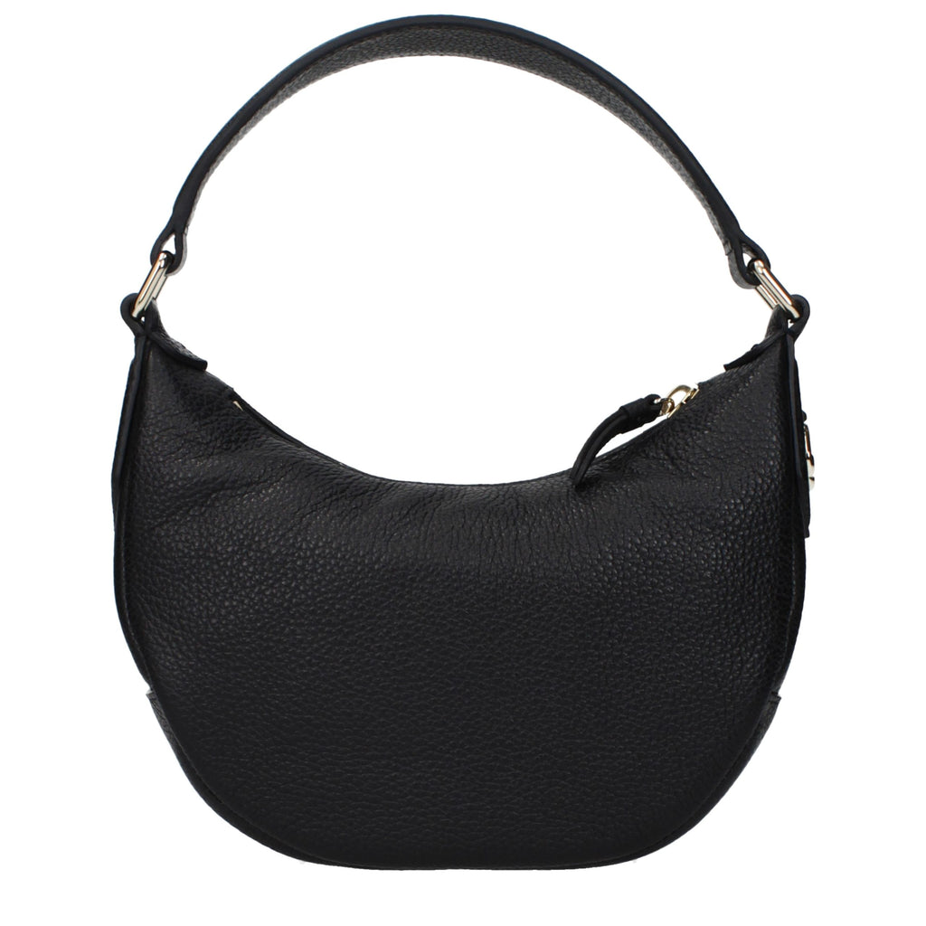 Jimmy Choo Schwarze Lederhandtasche