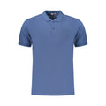 Rifle Blaues Baumwoll-Poloshirt für Herren