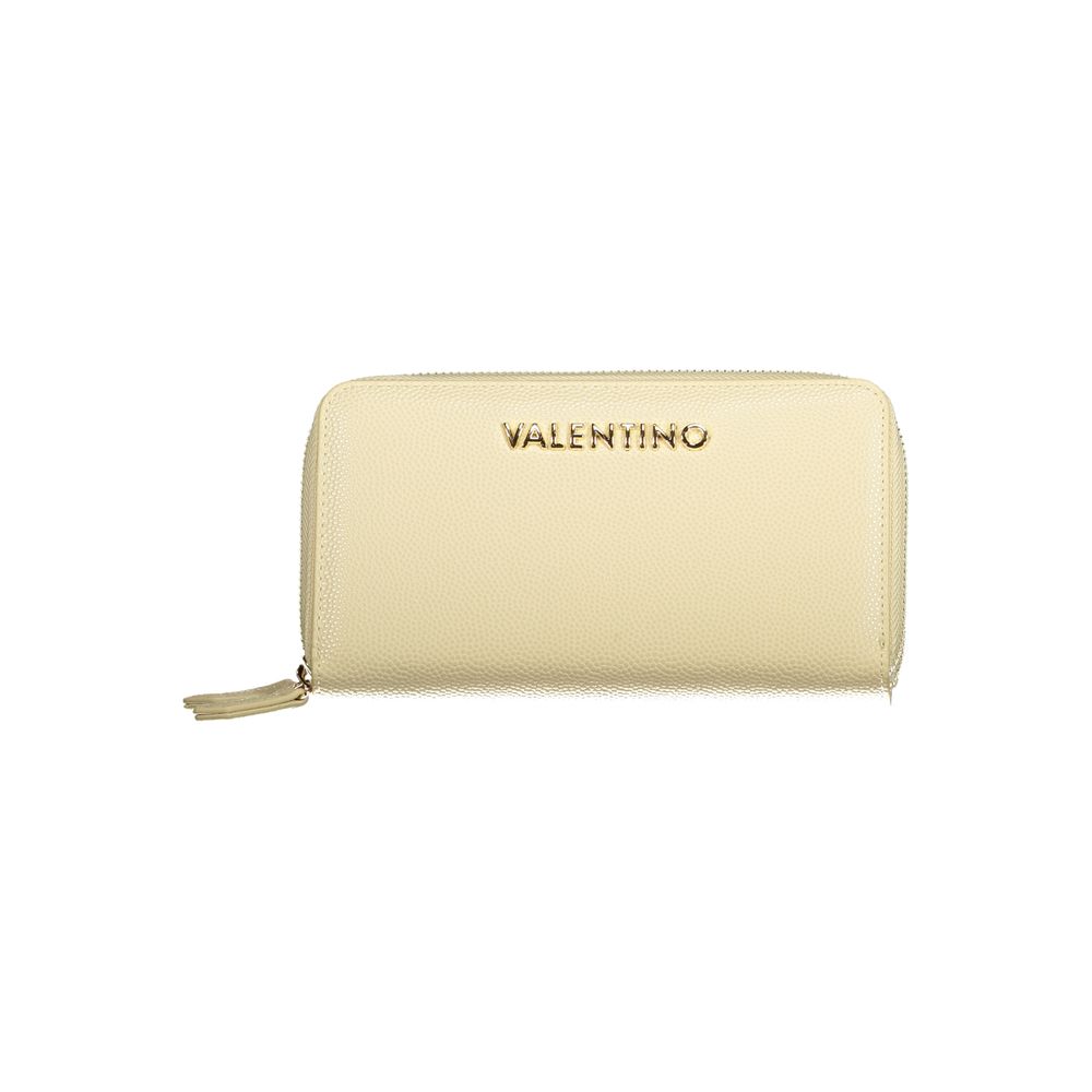 Mario Valentino Beige Polyurethane Damen Geldbörse