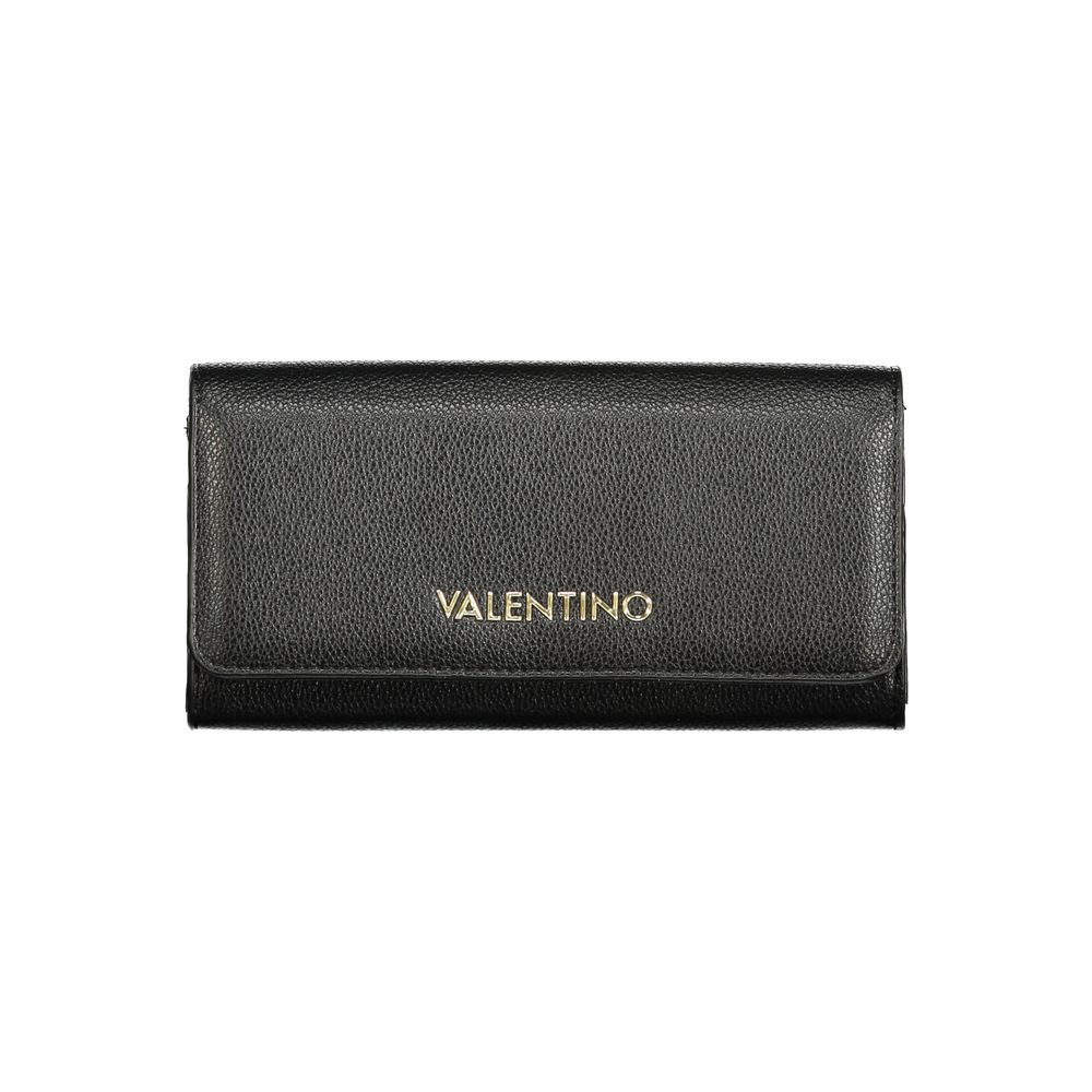 Mario Valentino Schwarze Damen Geldbörse aus Polyurethan
