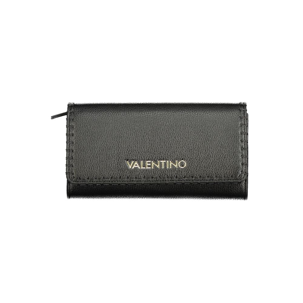 Mario Valentino Schwarze Damen Geldbörse aus Polyurethan