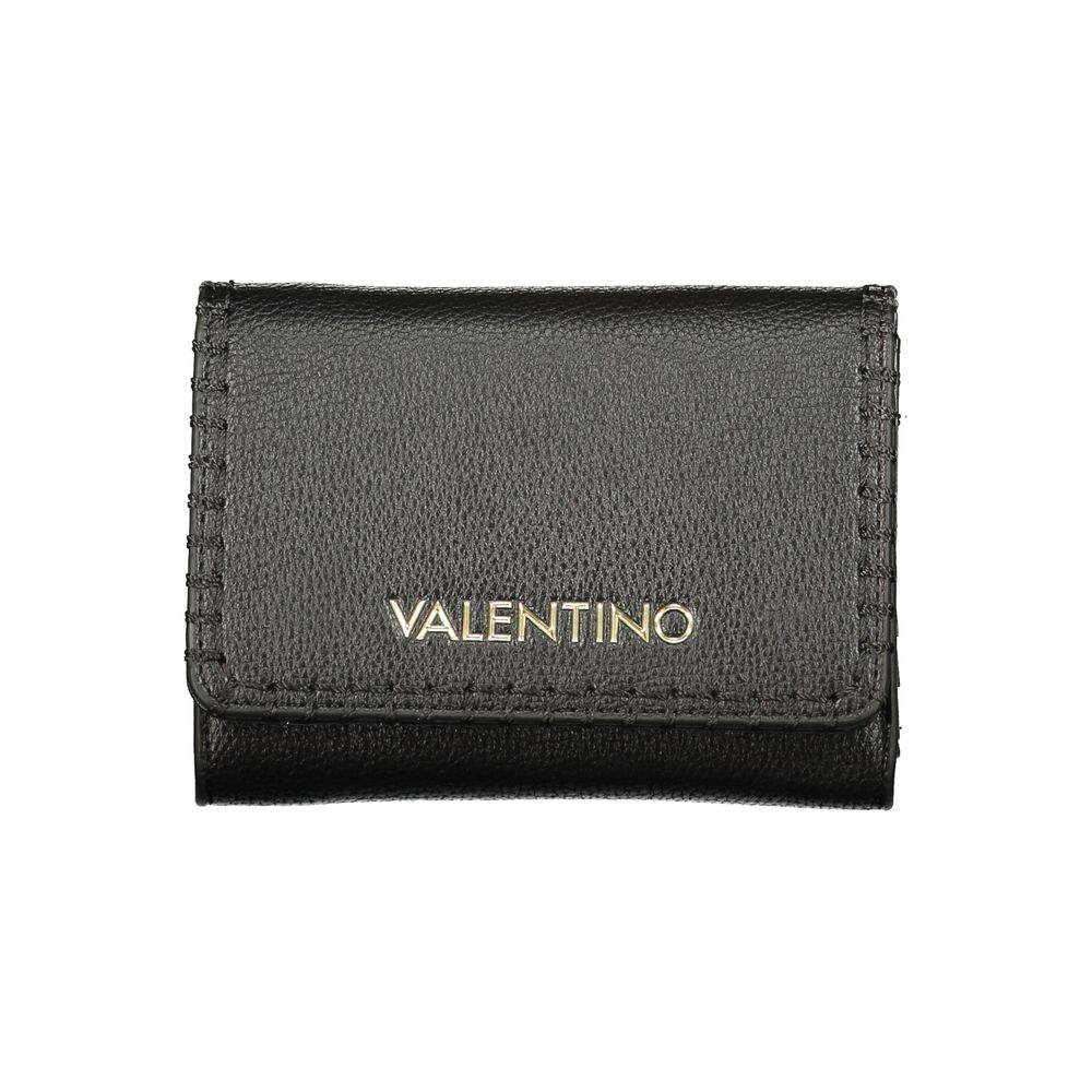 Mario Valentino Schwarze Damen Geldbörse aus Polyurethan