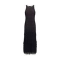 Giorgio Armani Blaues Polyamid-Cocktailkleid