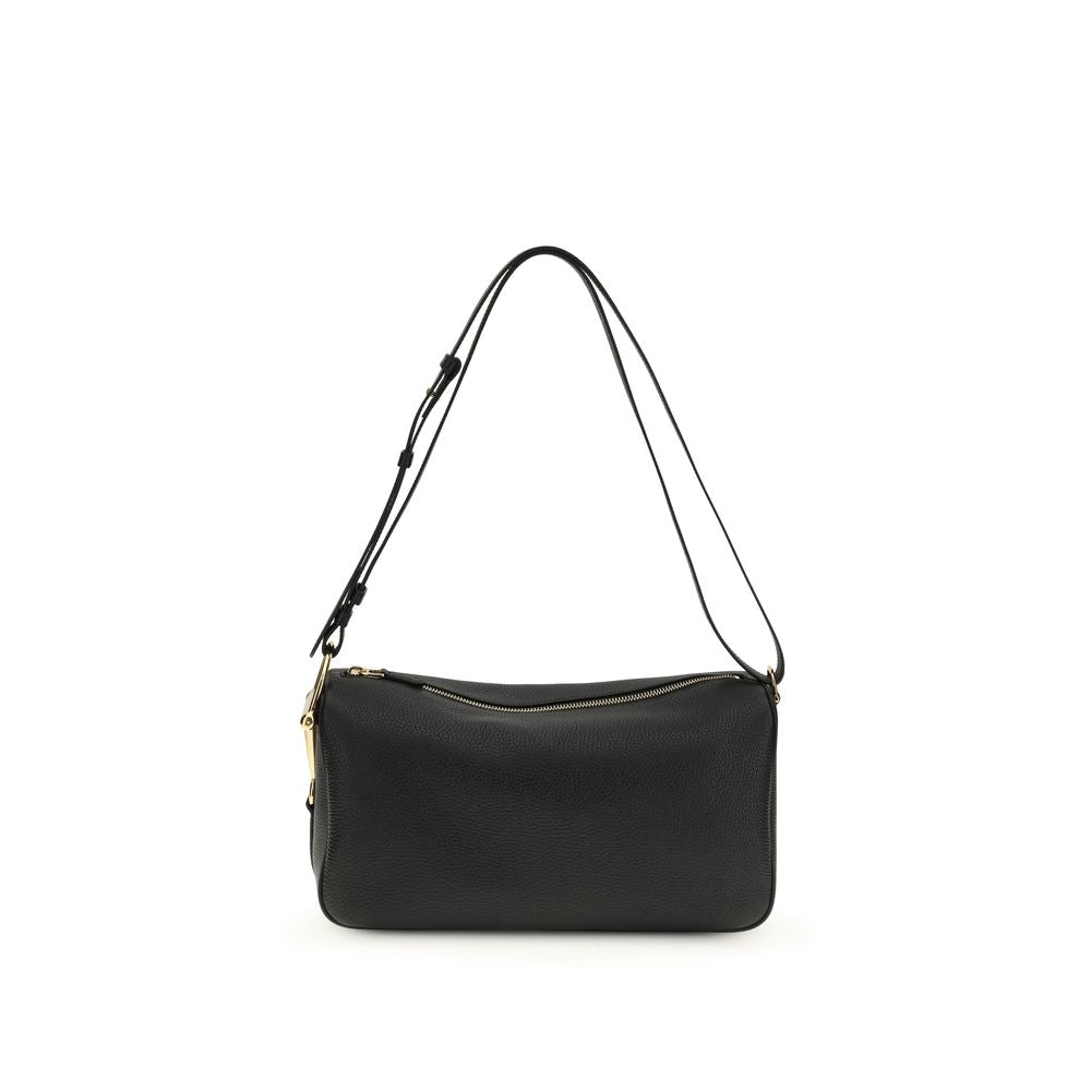 Gucci Schwarze Bos Taurus Kalbsleder Schultertasche