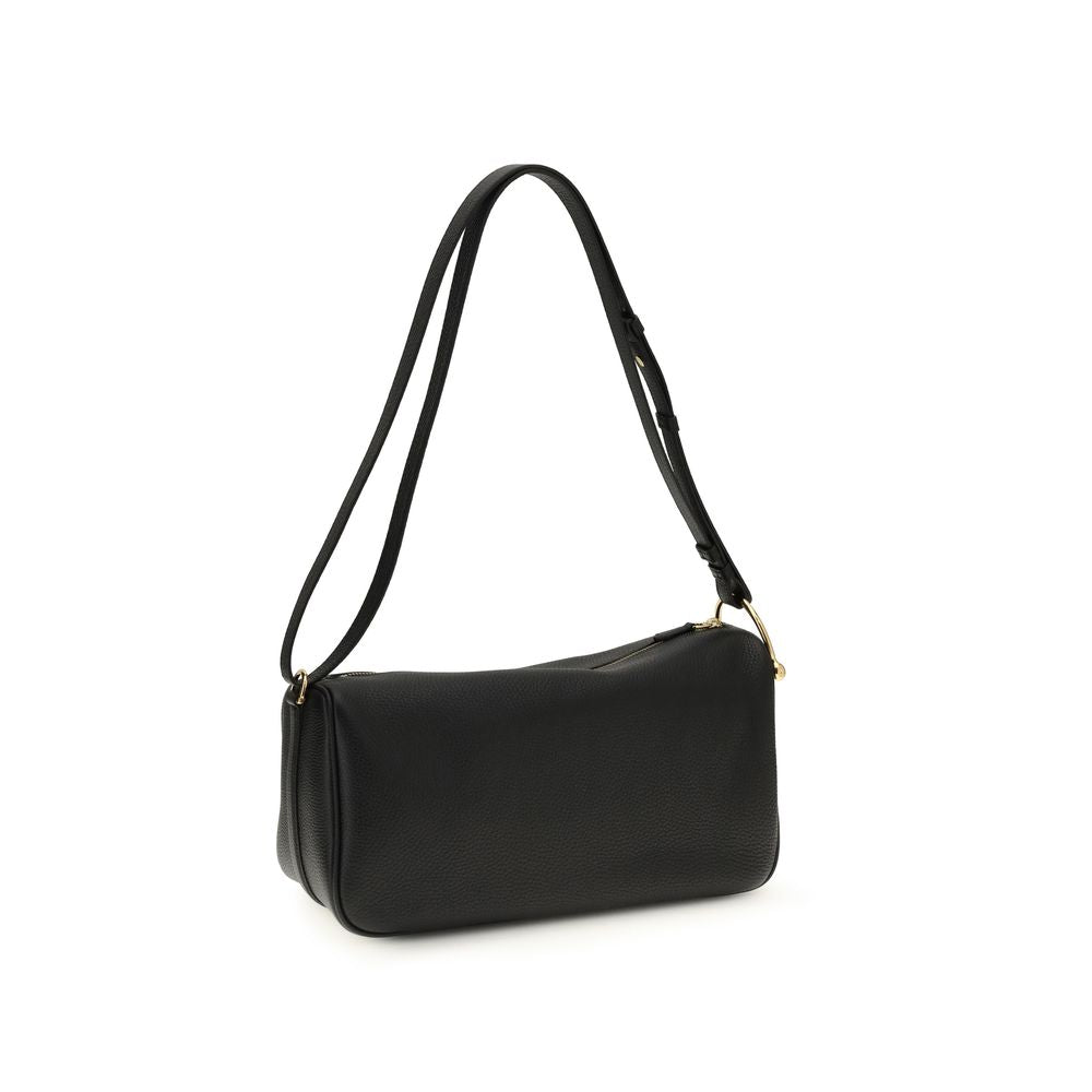 Gucci Schwarze Bos Taurus Kalbsleder Schultertasche