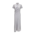 Alexander McQueen Mehrfarbiges Seiden-Freizeitkleid