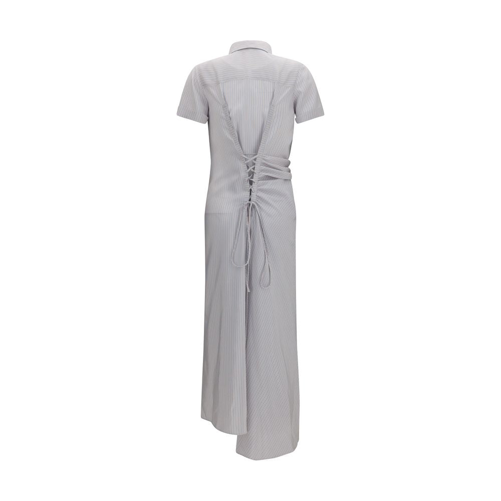 Alexander McQueen Mehrfarbiges Seiden-Freizeitkleid