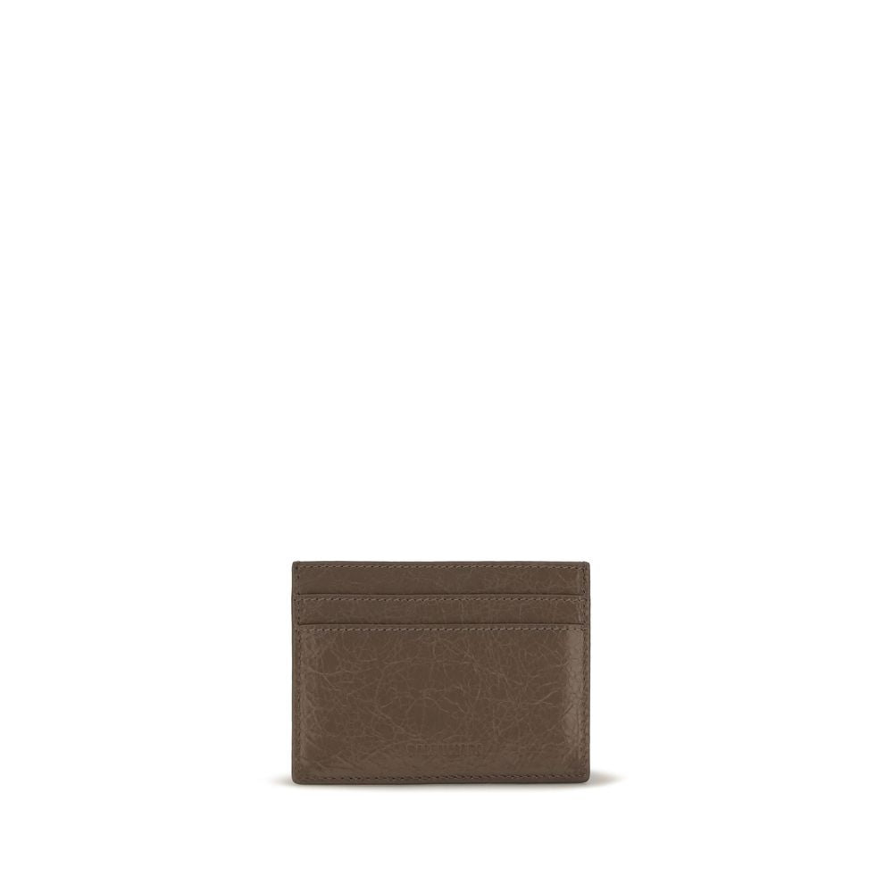 Balenciaga Braunes Lamm Ovis Aries Aries Portemonnaie