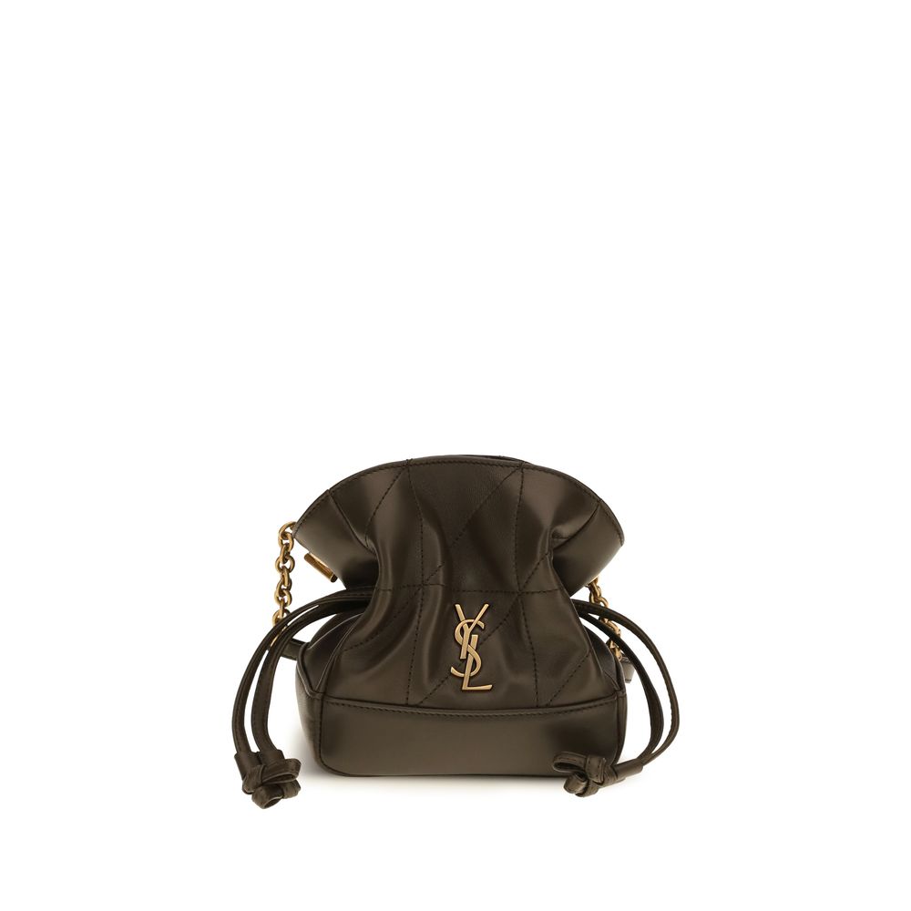 Saint Laurent Bicolor Lamm Ovis Aries Aries Clutch Bag