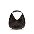 Saint Laurent Braune Kalbsleder Bos Taurus Schultertasche