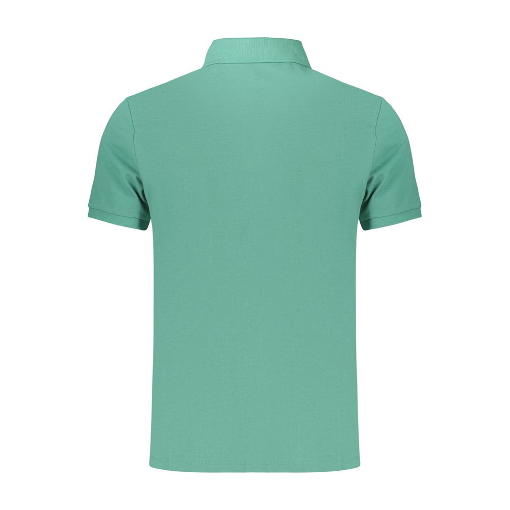 Calvin Klein Scharfes grünes Kontrast-Poloshirt