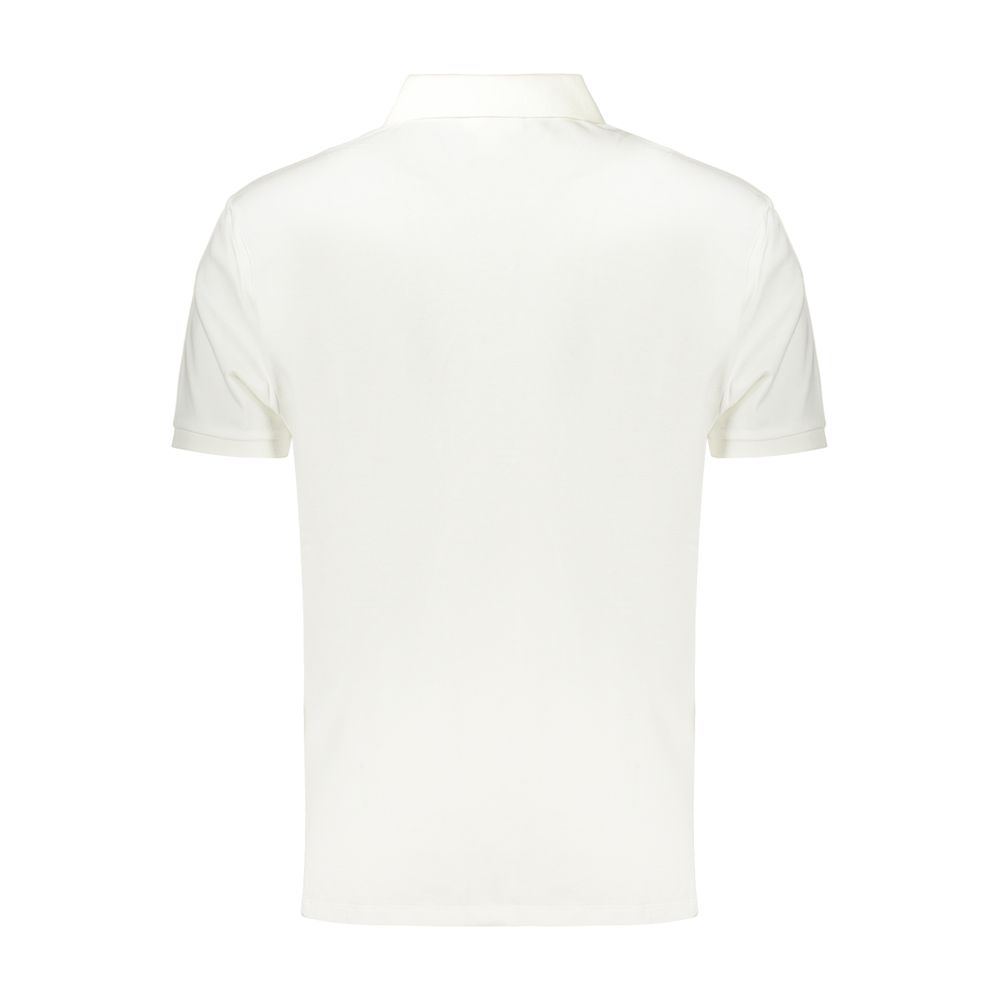 Calvin Klein Weißes Herren-Poloshirt aus Baumwolle