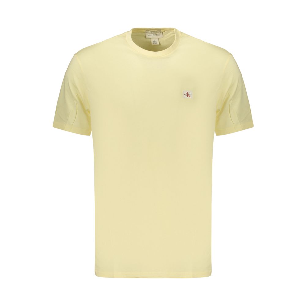 Calvin Klein T-Shirt aus gelber Baumwolle
