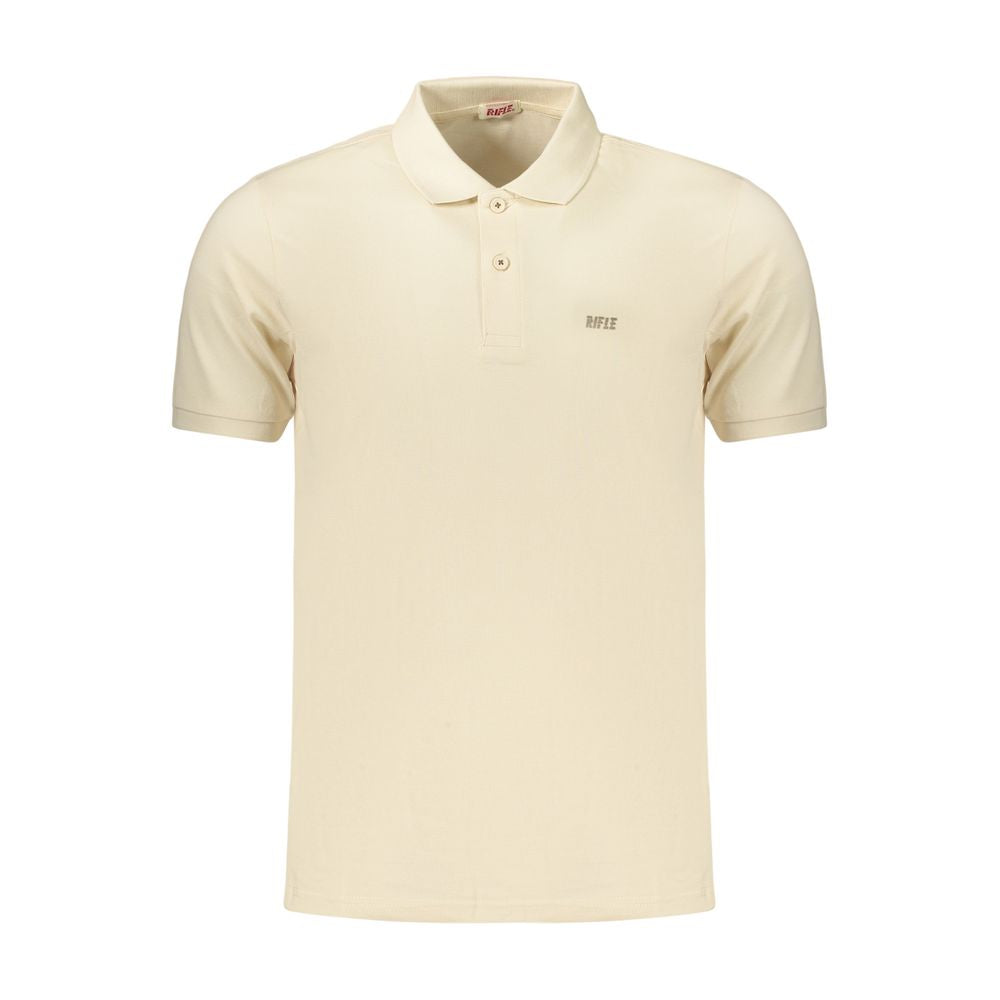 Rifle Beige Baumwoll-Poloshirt für Herren