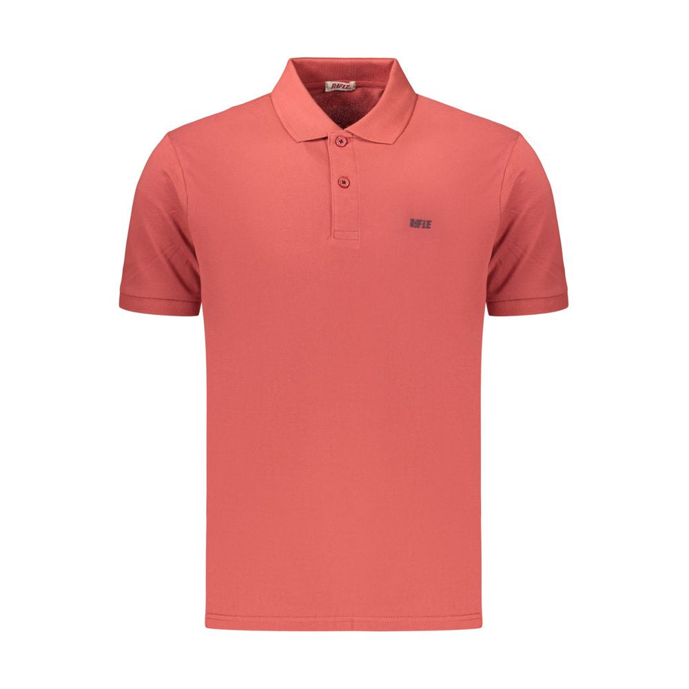 Rifle Rotes Herren-Poloshirt aus Baumwolle