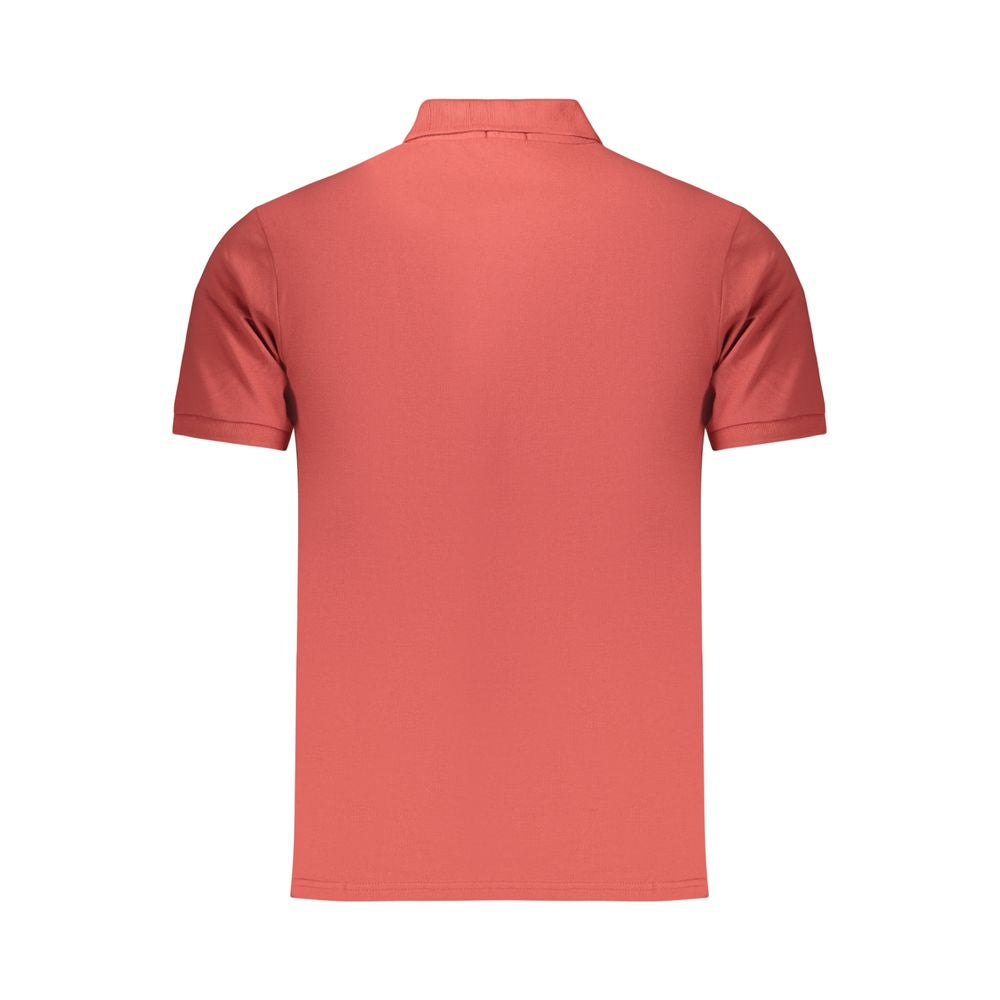 Rifle Rotes Herren-Poloshirt aus Baumwolle