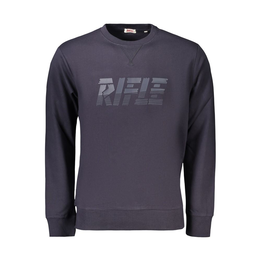 Rifle Blaues Baumwoll-Sweatshirt für Herren