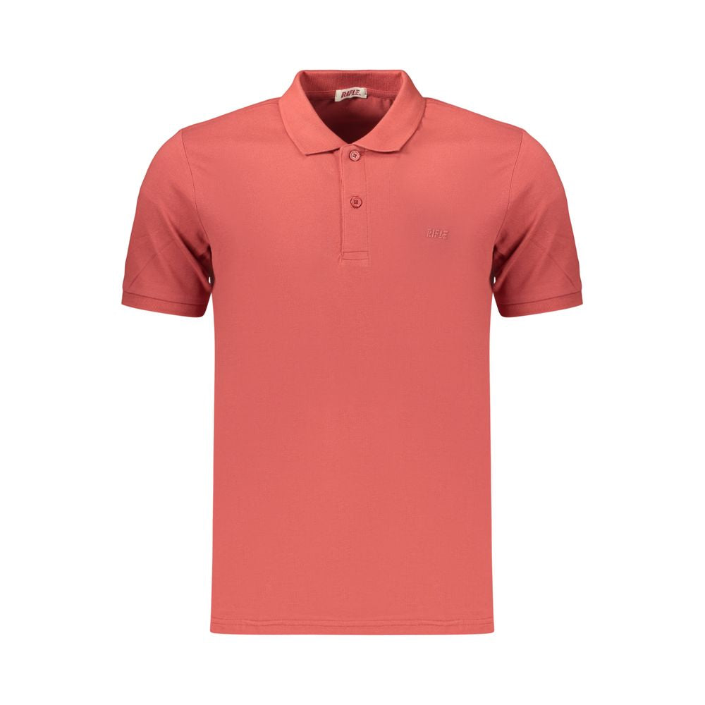 Rifle Rosso Baumwoll-Poloshirt für Herren