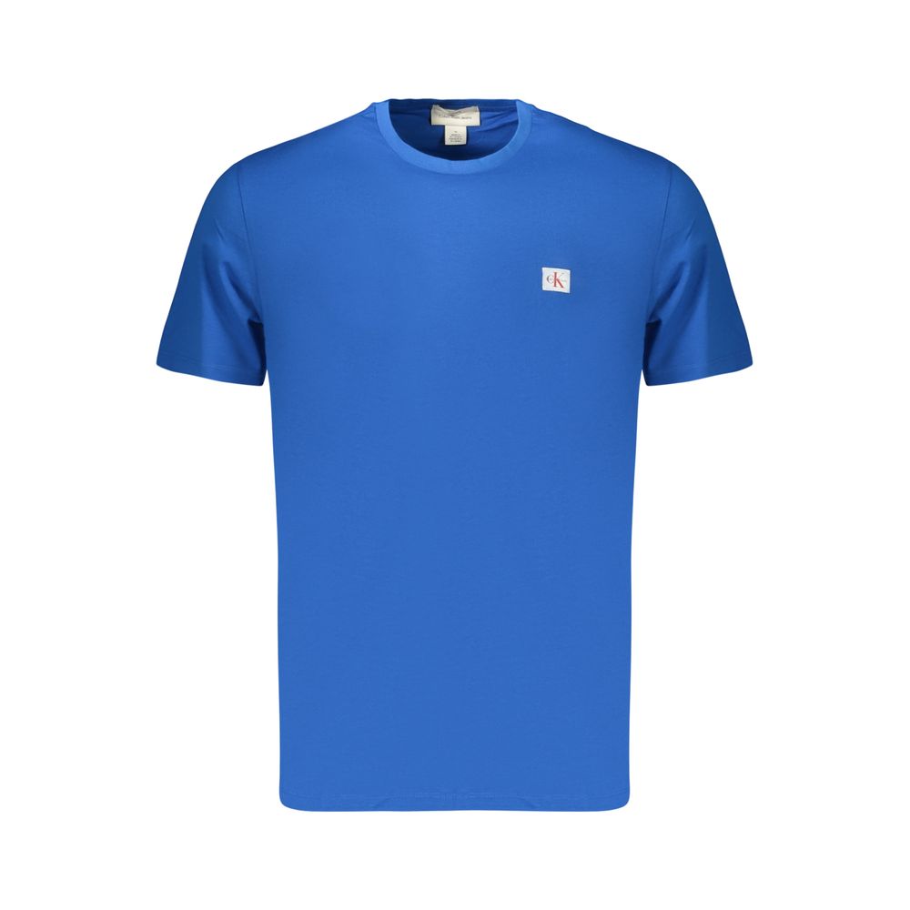 Calvin Klein Blaues Baumwoll-T-Shirt für Herren