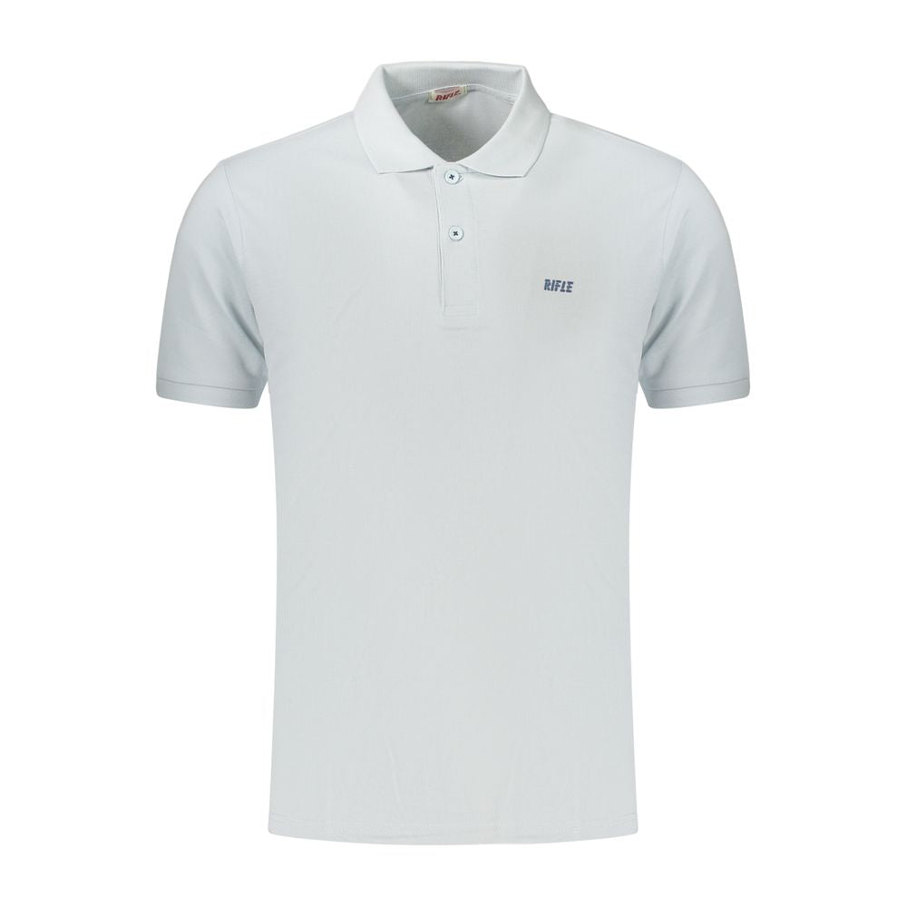 Rifle Azzurro Baumwoll-Poloshirt für Herren