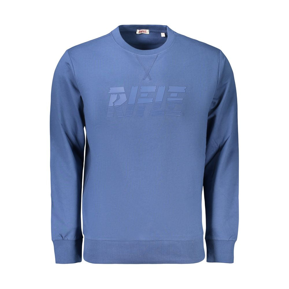 Rifle Blaues Baumwoll-Sweatshirt für Herren