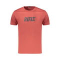 Rifle Rotes Baumwoll-T-Shirt für Herren