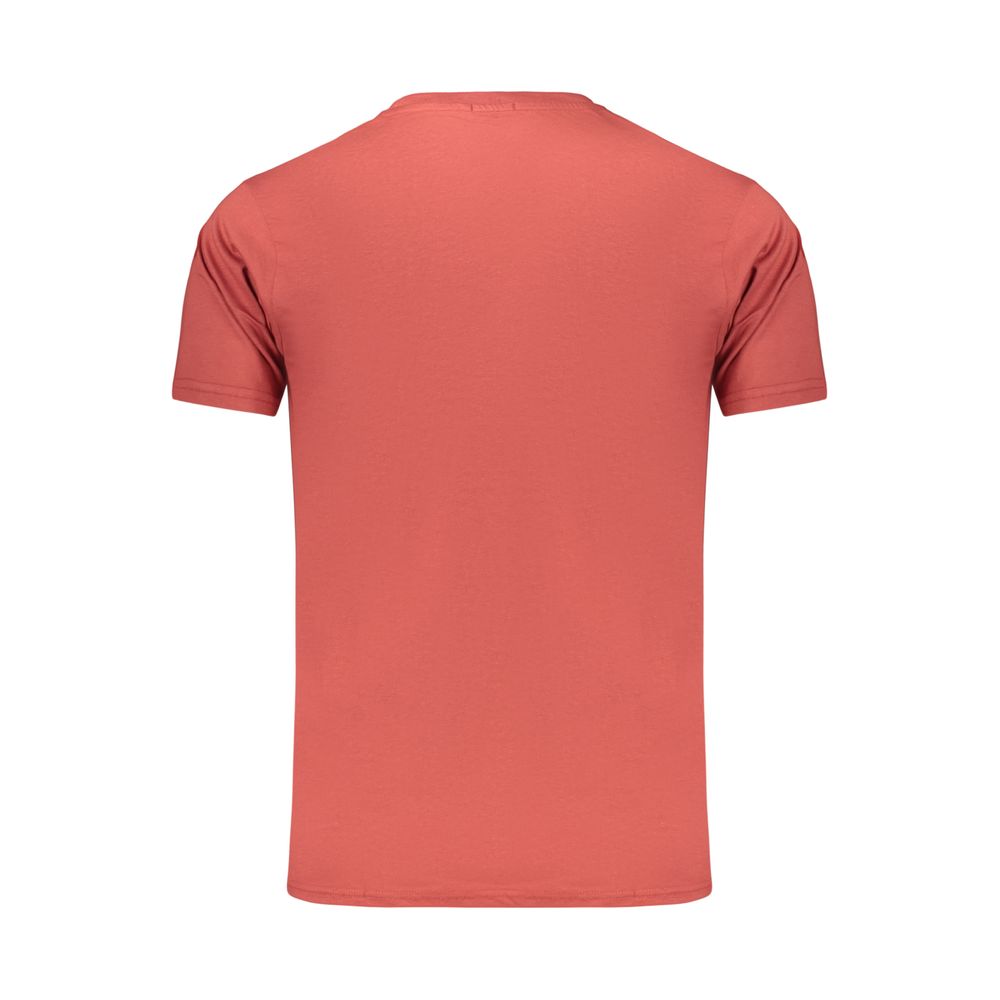 Rifle Rotes Baumwoll-T-Shirt für Herren