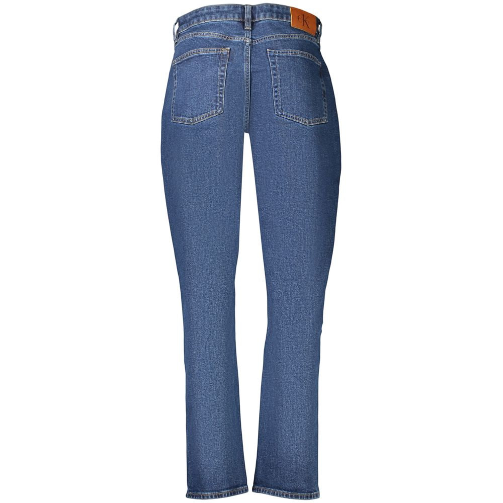 Calvin Klein Damen-Jeans aus Baumwolle in Blau