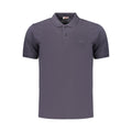 Rifle Blaues Baumwoll-Poloshirt für Herren